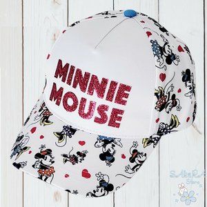 NWT MINNIE MOUSE DISNEY GIRLS YOUTH BASEBALL CAP